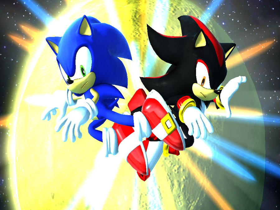 Sonic X - Sonic vs Shadow by 64smashmaster3ds on DeviantArt