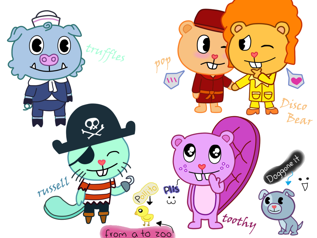 Htf personajes by gloriapainthtf on DeviantArt