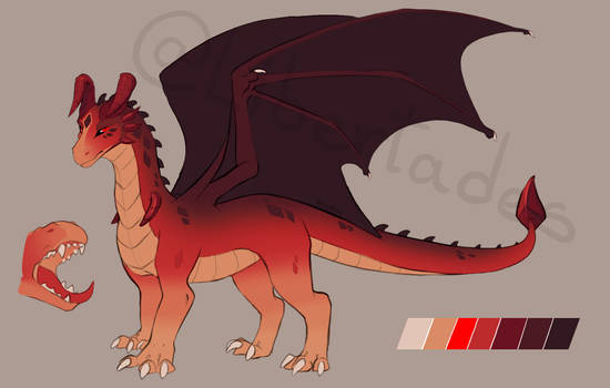 Ruby dragon [AUCTION CLOSED]