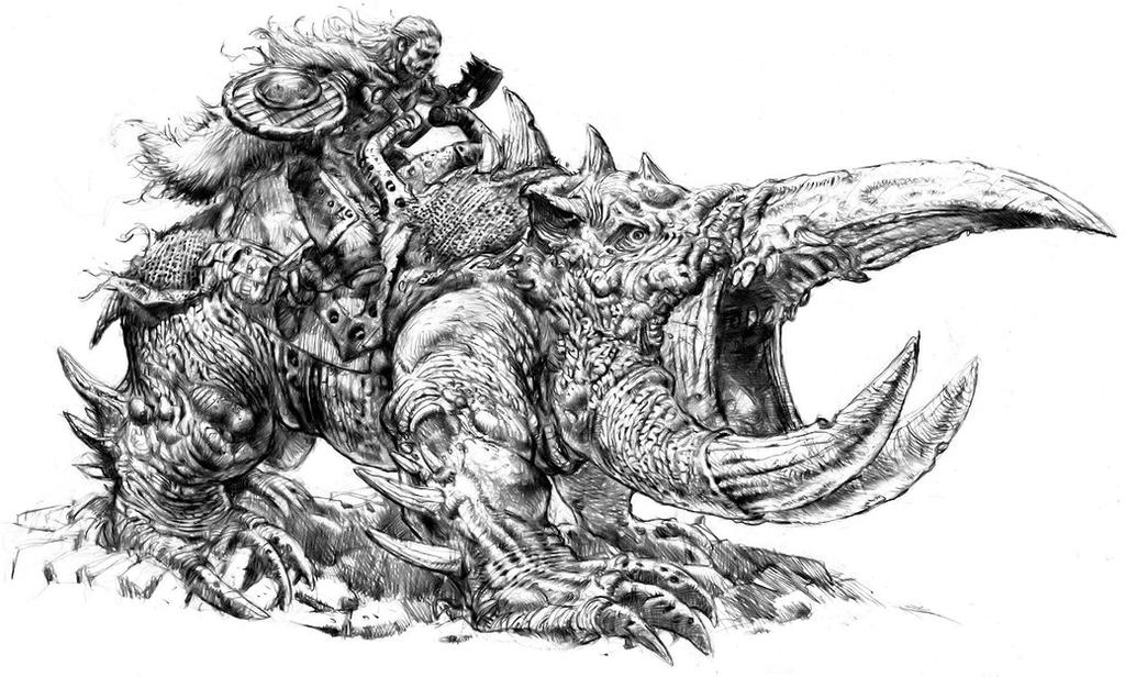 Troll Beast and Rider by Danny-Cruz on DeviantArt