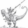 Dino Riding Elf