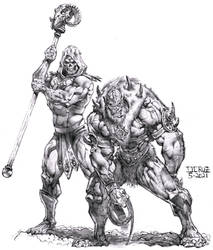 Skeletor and Beastman