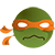 TMNT Mikey Cry Emoticons