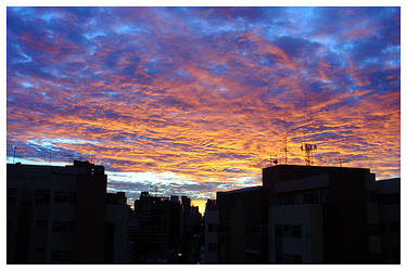 Skyline and Sunset