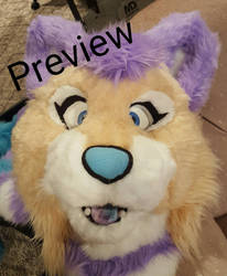 Andromeda Cat Fursuit Head Preview