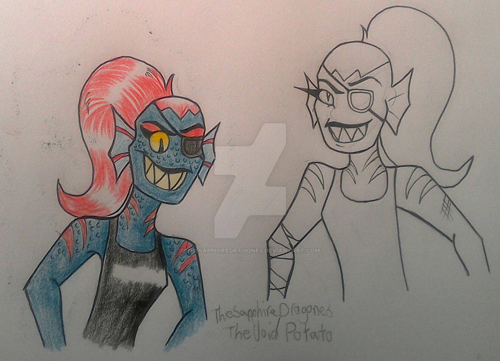 Undyne Design Practice by TheSapphireDragones on DeviantArt