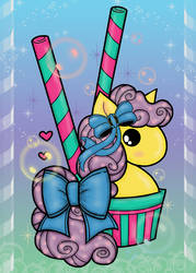 Pony Cupcake 1 w Background