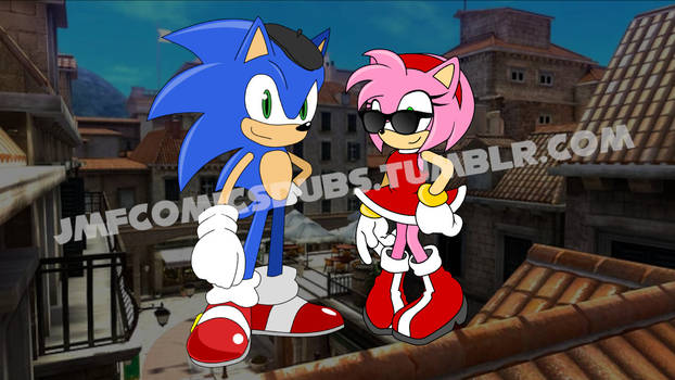 Sonic and Amy PNGtube sprites