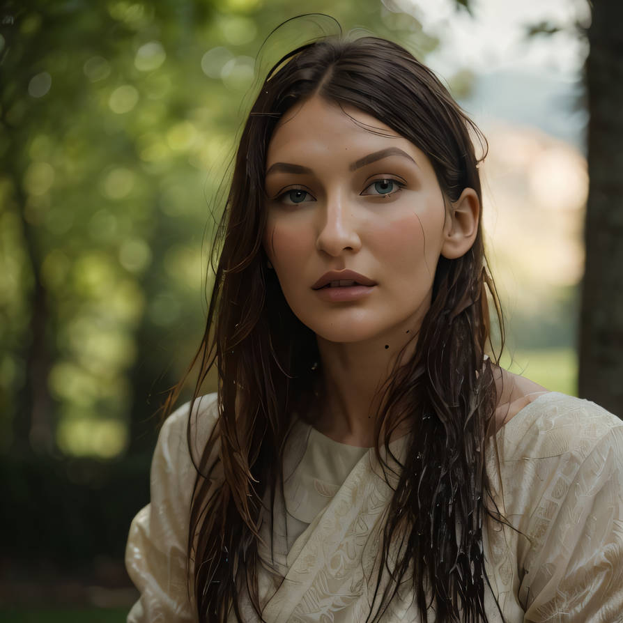 Realistic AI generated portrait of a woman by GigaDiffusion on DeviantArt