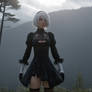 NieR:Automata 2B in Mountains