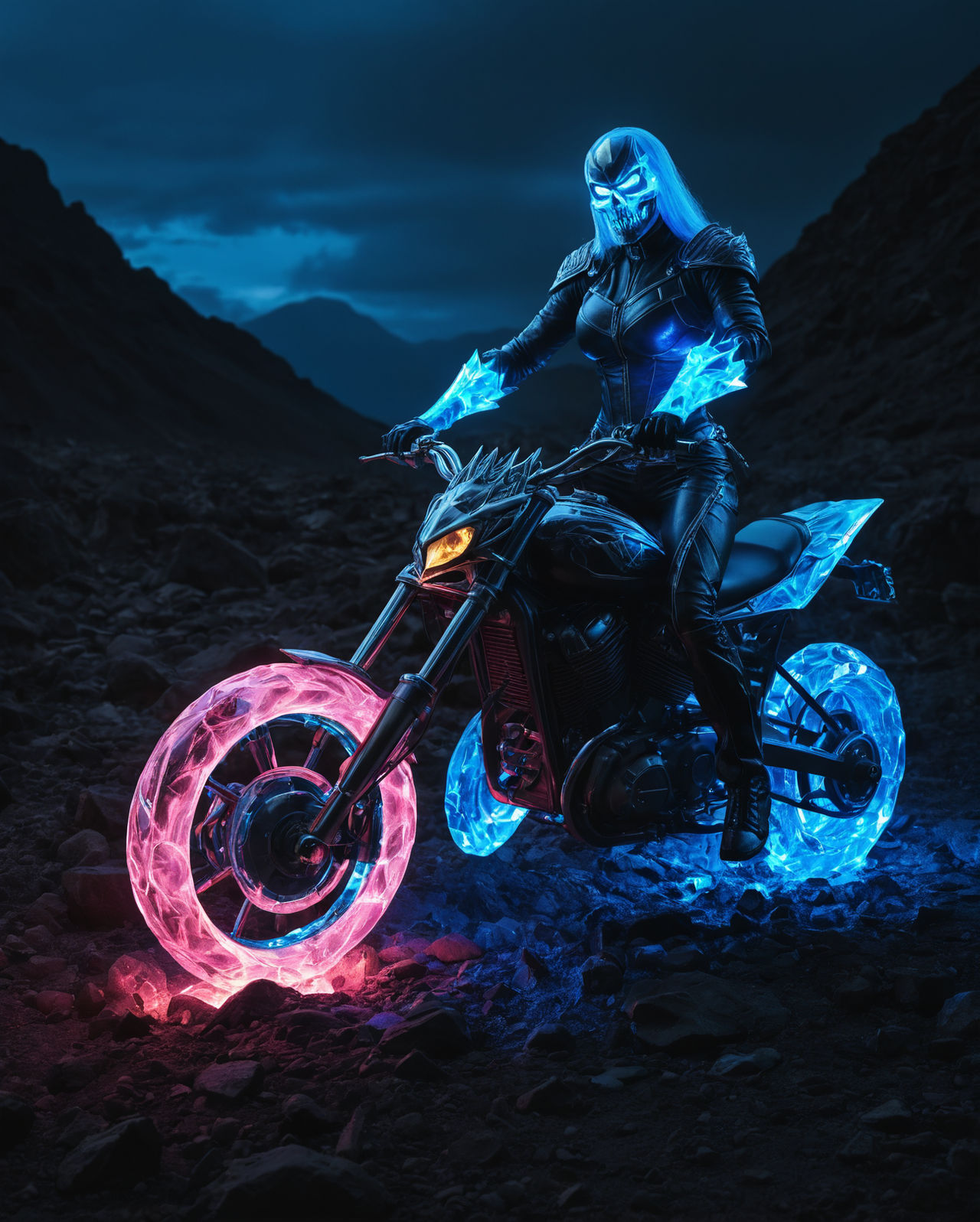 Hacker Ghost Rider Cyber Ghost Rider by GigaDiffusion on DeviantArt