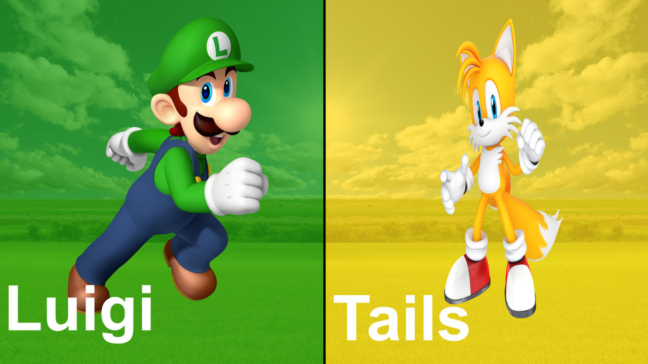 Luigi VS Tails by pikachucharazrd912 on DeviantArt