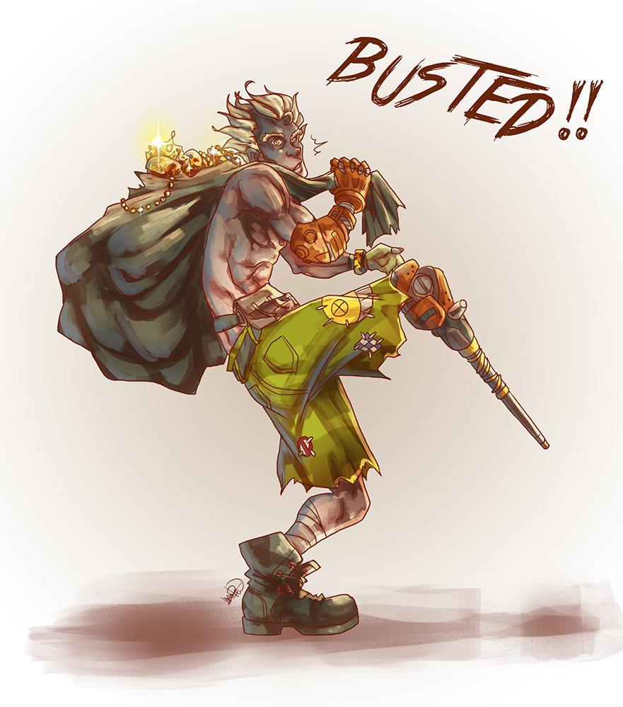 BUSTED!! by BellatrixLR on DeviantArt