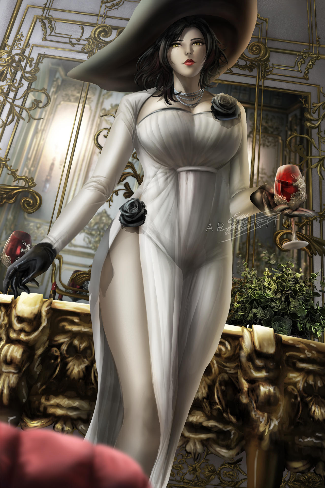 Lady Dimitrescu Resident Evil 8 By ArtfinitiiDA On DeviantArt lady-dimitrescu-resident-evil-8-by-artfinitiida-on-deviantart