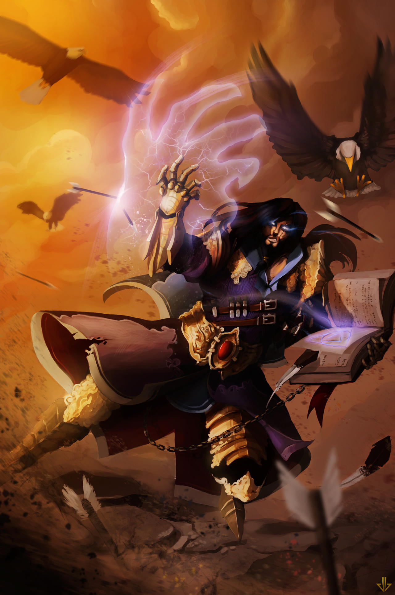 Wizard's Spellcast by GreenTaldarin on DeviantArt