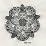 Blackwork Tudor Rose