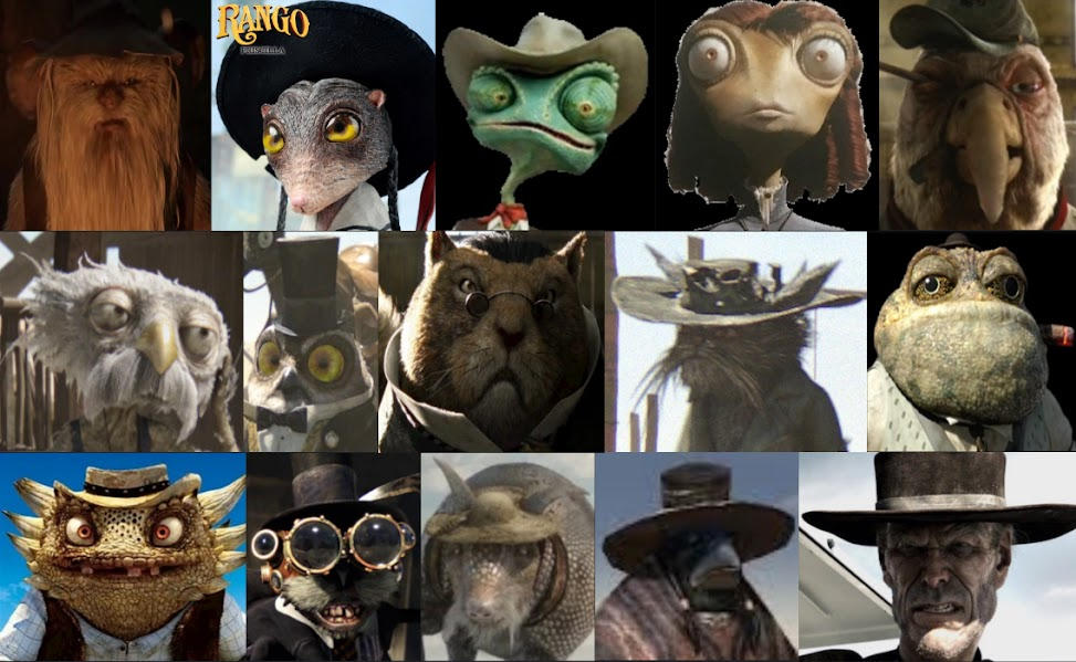 Rango Charcaters Heroes by marvelouscar on DeviantArt