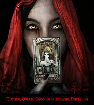 Goddess of eternal Darkness by vampirekingdom