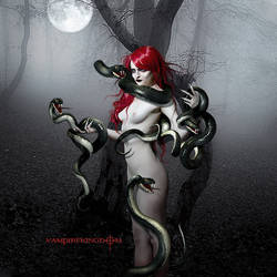 Beautiful  Dark Goddess by vampirekingdom