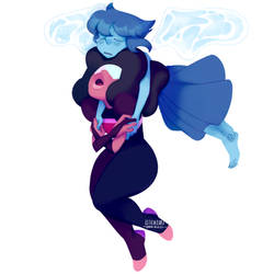 Lapis Carrying Garnet