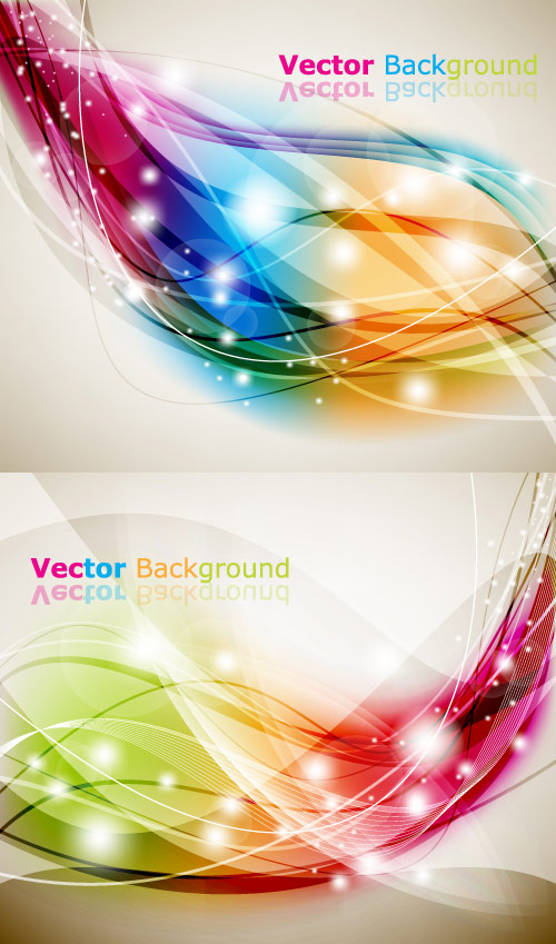 brilliant dynamic effects vector background