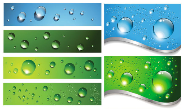 water drops background