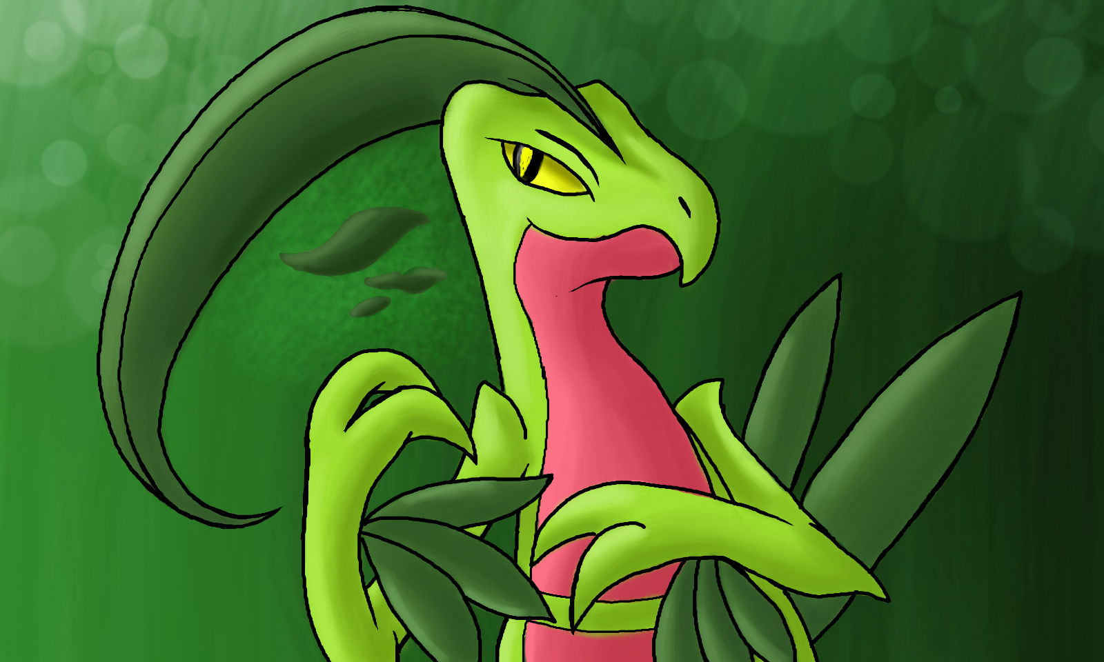 Grovyle portrait