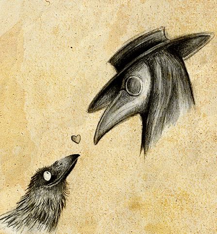 Raven and Plague Doctor