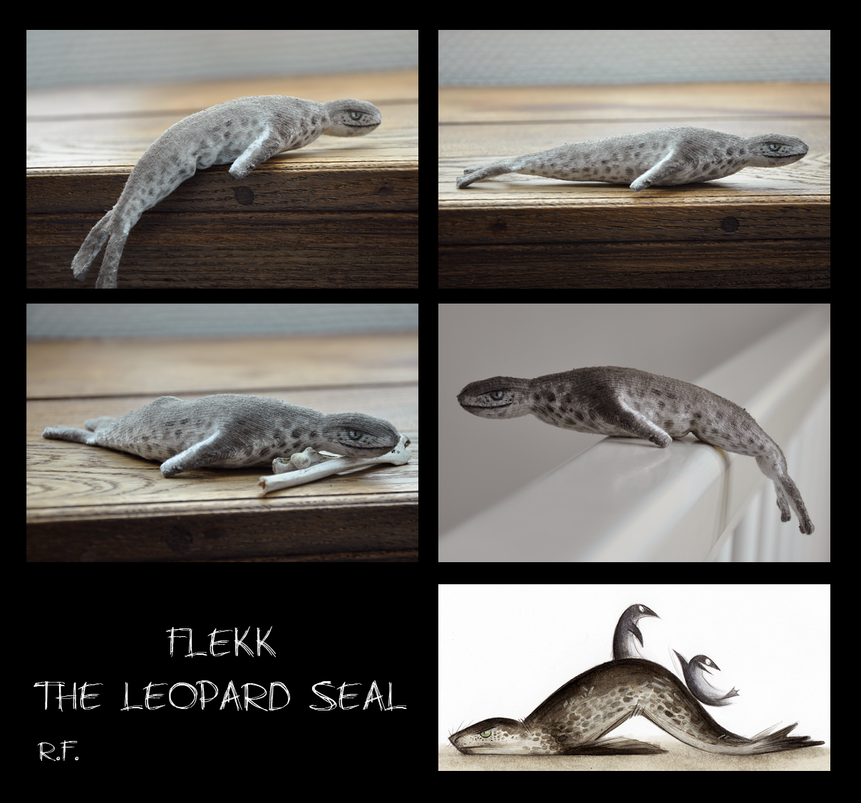 Flekk the Leopard Seal - Soft Toy