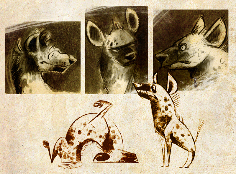 Hyena Doodles