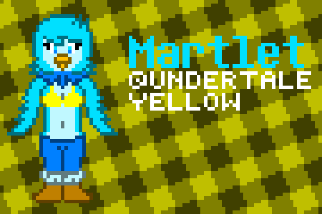 Martlet Undertale Yellow: Martlet (my pixel art style) by ChipperCelery23 on ...