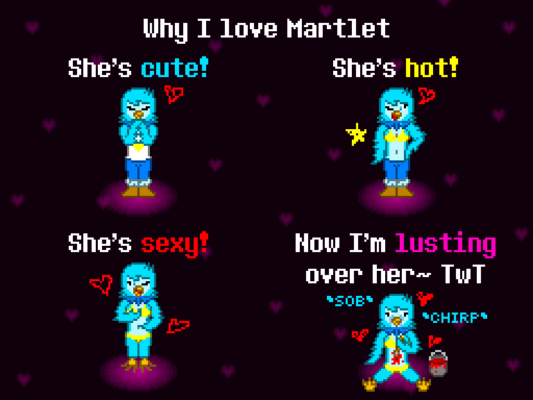 Undertale Yellow Why I love Martlet (NSFW) by ChipperCelery23 on