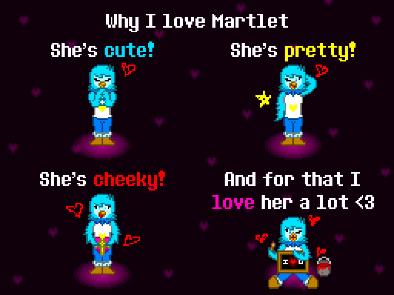 Martlet Undertale Yellow: Why I love Martlet (Clean) by ChipperCelery23 on ...
