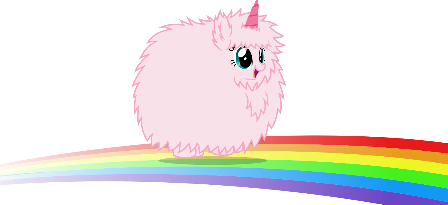 Nghệ thuật vẽ Flufflepuff Dancing on Rainbows sẽ làm bạn cảm thấy như mình đang đứng giữa một tràng mây màu sắc đầy phấn khích với đôi tai và cánh bật lên của pegacorn hồng bông gió.