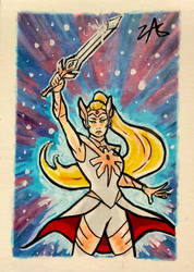 She-Ra sketch card