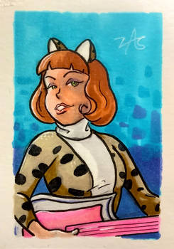 Josie sketch card