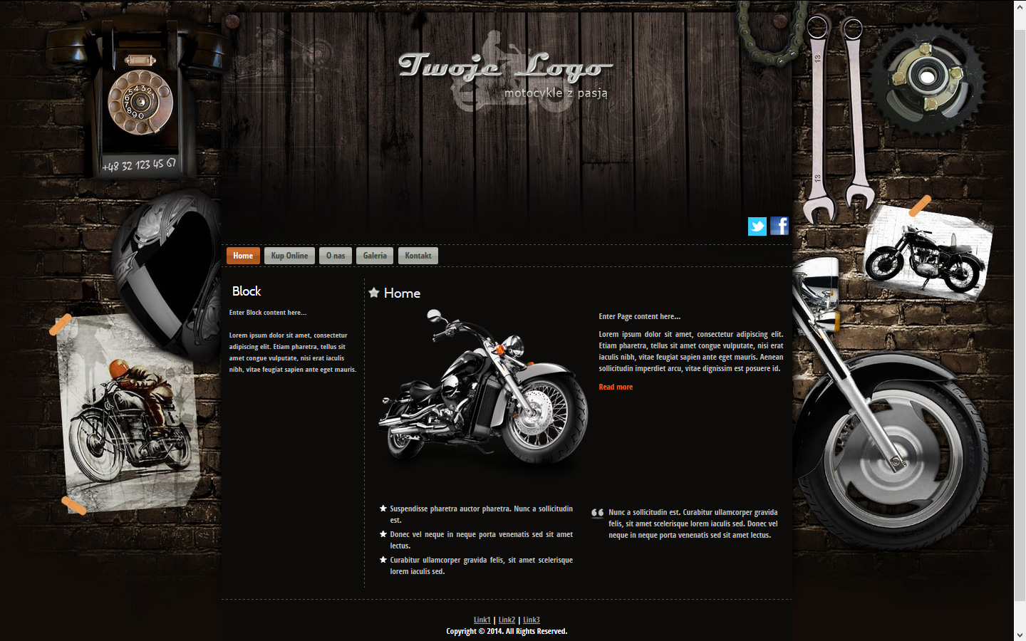 Motorcycle website