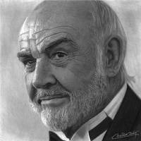 Sean Connery's pencil portrait.