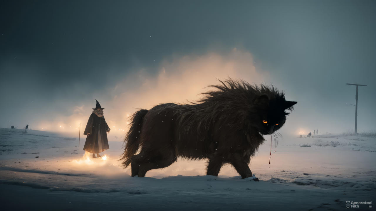 The Yule Cat by Redemtor on DeviantArt