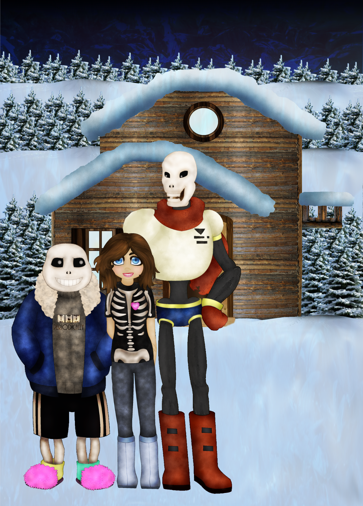 Sans And Papyrus House With Crew By Turtlechix On Deviantart Sans And Papyrus House With Crew By Turtlechix On Deviantart