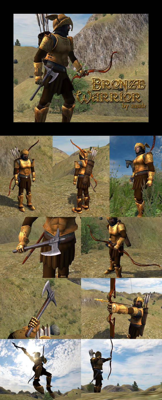 Bronze Warrior by amade