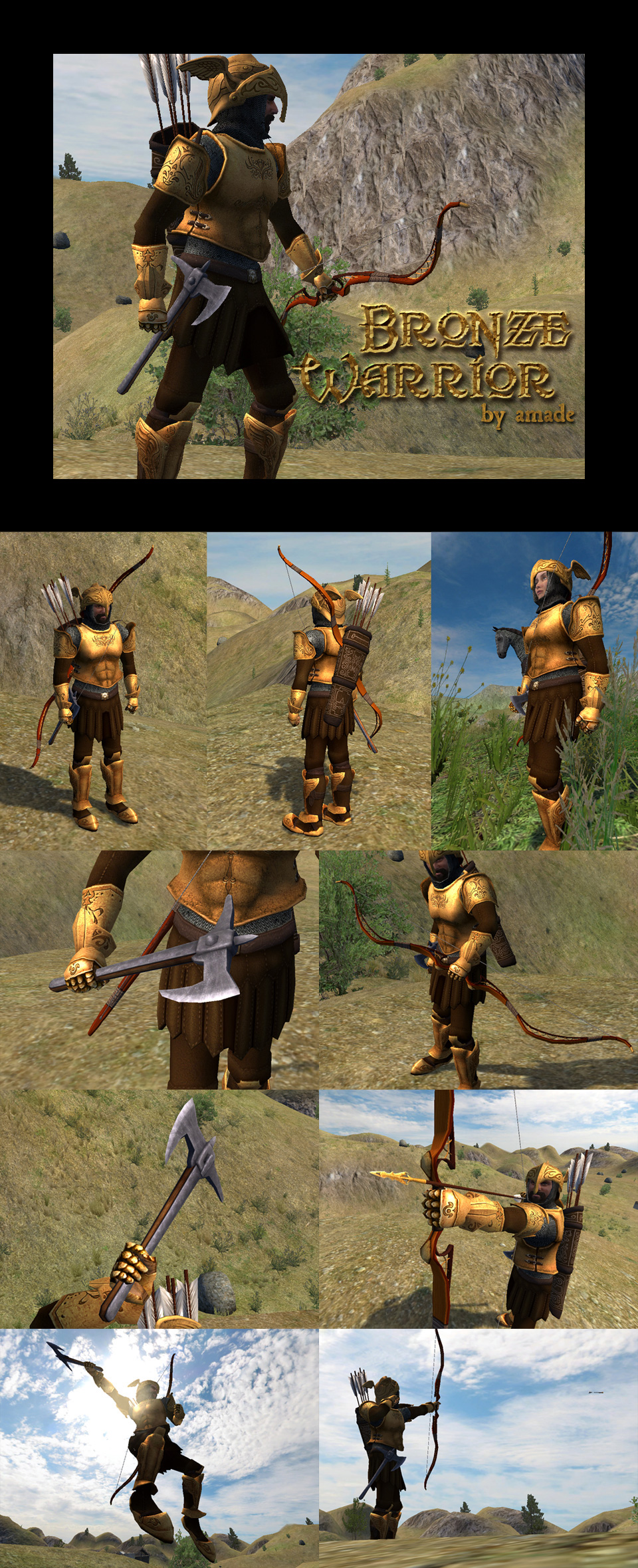 Bronze Warrior by amade