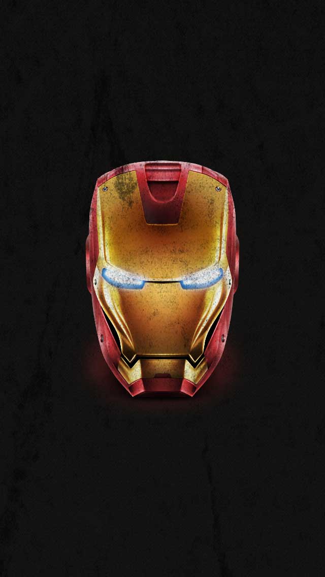 Iron Man Distressed iPhone Wallpaper