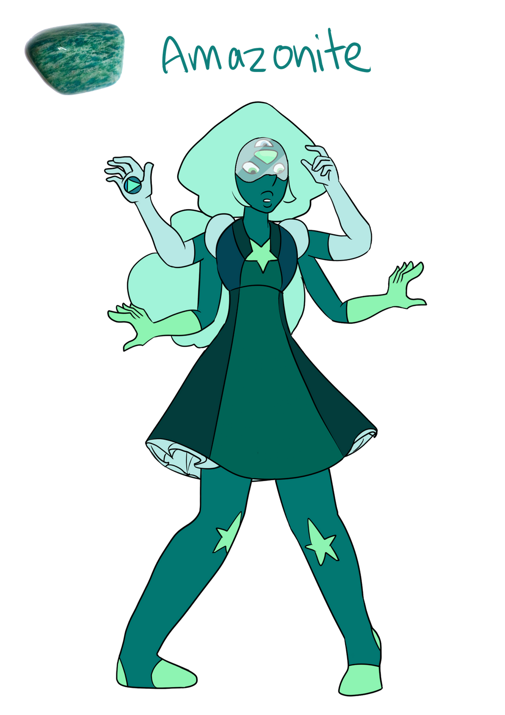Pink Andalusite [Pink Diamond + Peridot Fusion] by Shad0w-Galaxy on  DeviantArt