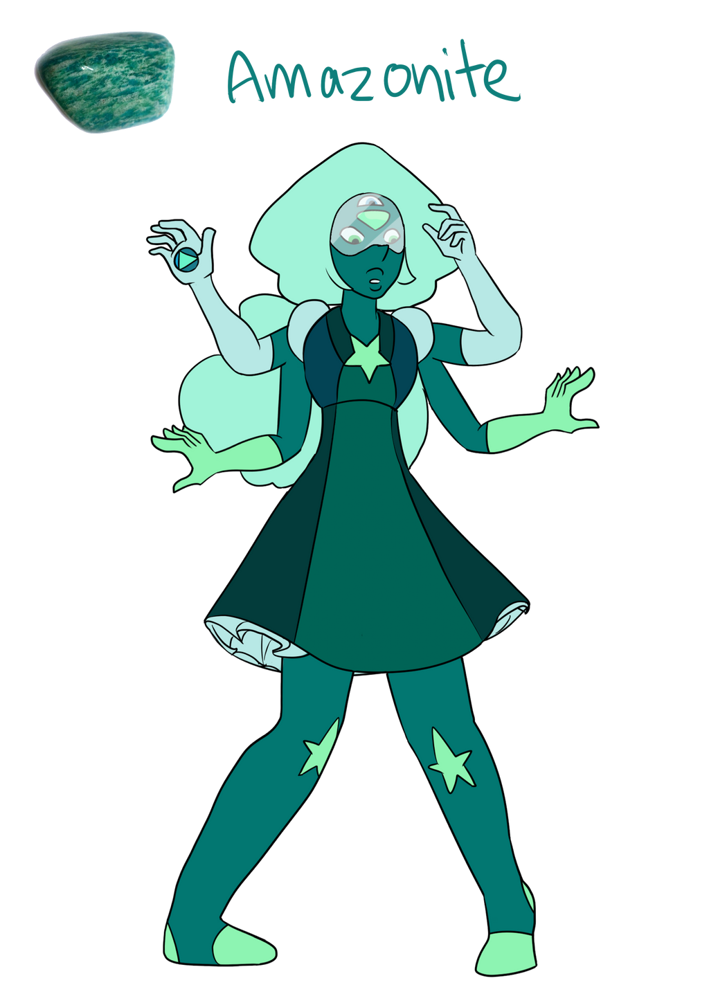 Sapphire Peridot Fan Fusion by Toodlenoodle on DeviantArt
