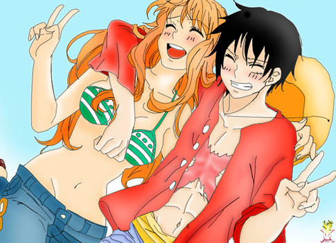 Nami and Luffy