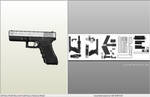 Easy Glock18c Papercraft + DOWNLOAD by svanced