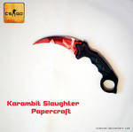 CSGO Karambit Slaughter Papercraft 1 + DOWNLOAD by svanced