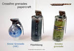 Crossfire Grenades Papercraft + DOWNLOAD added by svanced