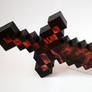 Minecraft Ruby Sword Papercraft 2